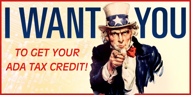 Uncle Sam pointing his finger towards you saying he wants you to get your tax credit
