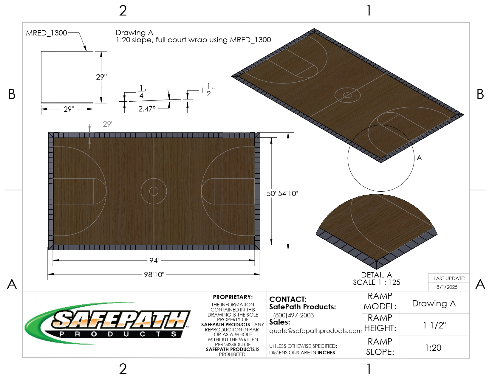 CourtEdge Design - Drawing A