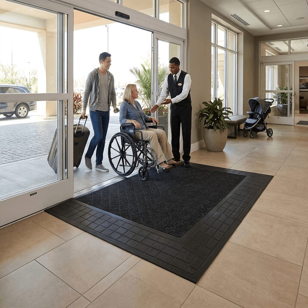 Hotel entrance