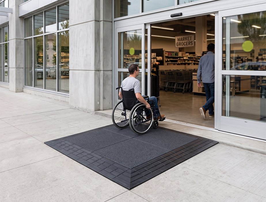 ramps installed in retail grocery